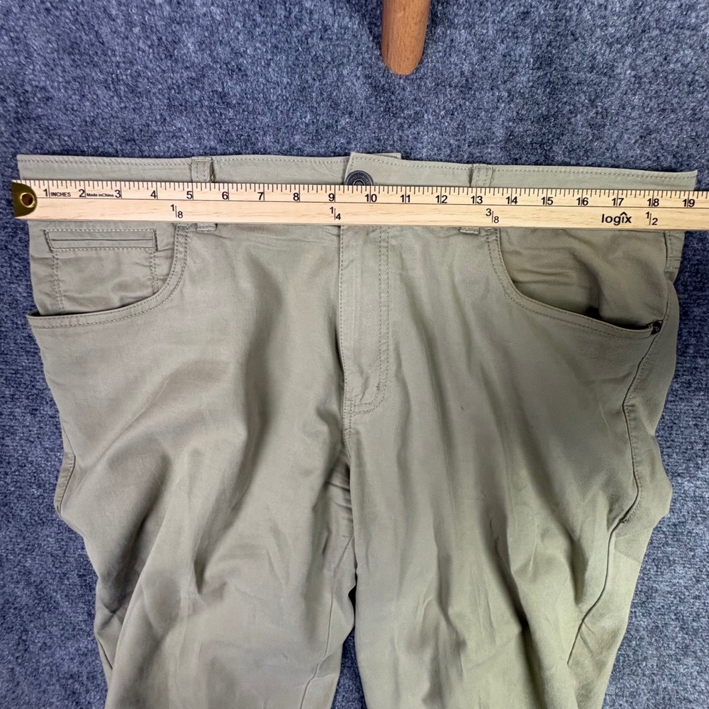Tommy Bahama Boracay Pants Mens 36x30 Tan Khaki Cotton Tencel Stretch Straight - Picture 3 of 6